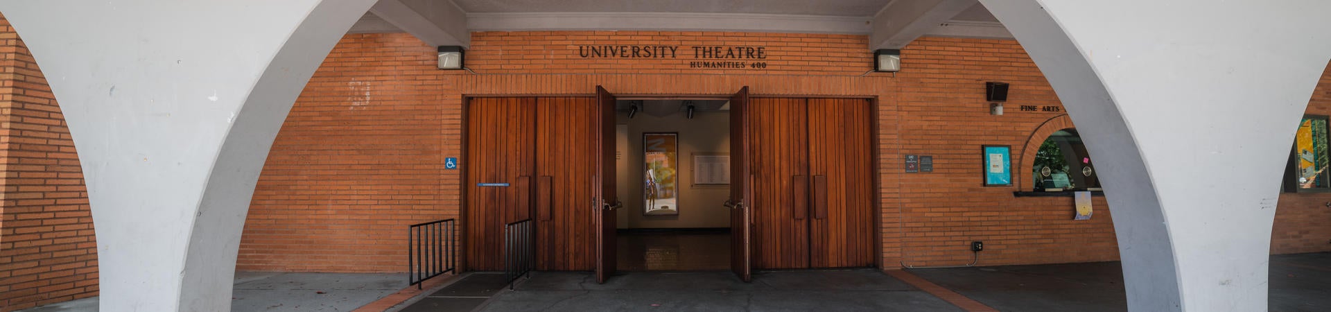 University Theatre Front Entrance